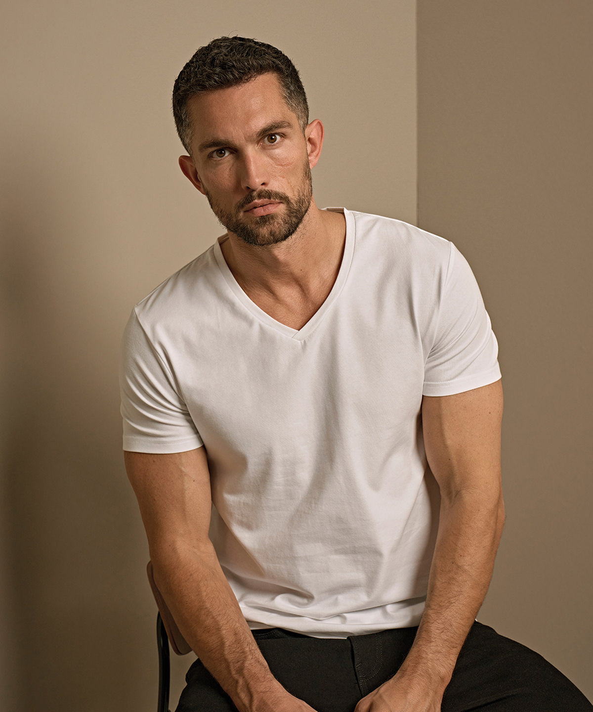 Tee Jays Stretch V-neck Tee (401) - TJ023