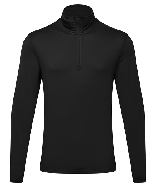 Men's TriDri® Recycled Long Sleeve Brushed Back ¼ Zip - TR111