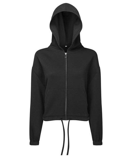 Women's TriDri® Recycled Cropped Oversize Full-Zip Hoodie - TR601