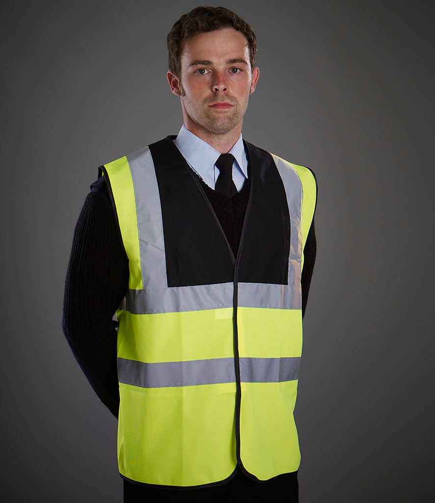Yoko Hi-Vis Two Band and Braces Waistcoat - YK102