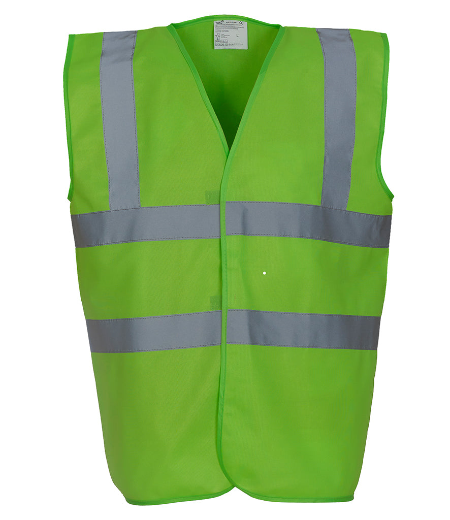Yoko Hi-Vis Two Band and Braces Waistcoat - YK102