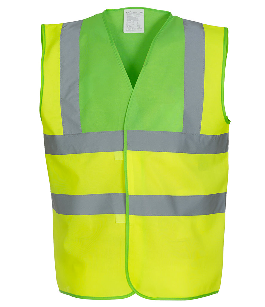 Yoko Hi-Vis Two Band and Braces Waistcoat - YK102