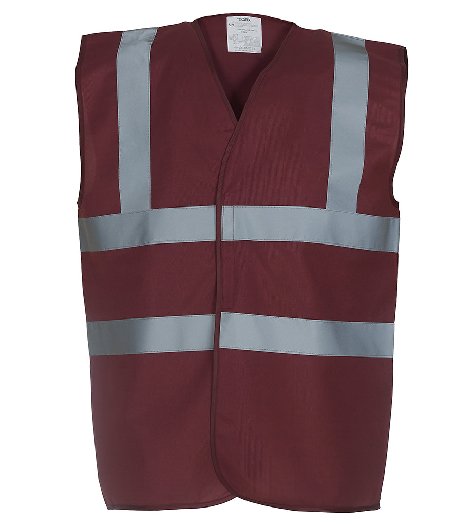 Yoko Hi-Vis Two Band and Braces Waistcoat - YK102