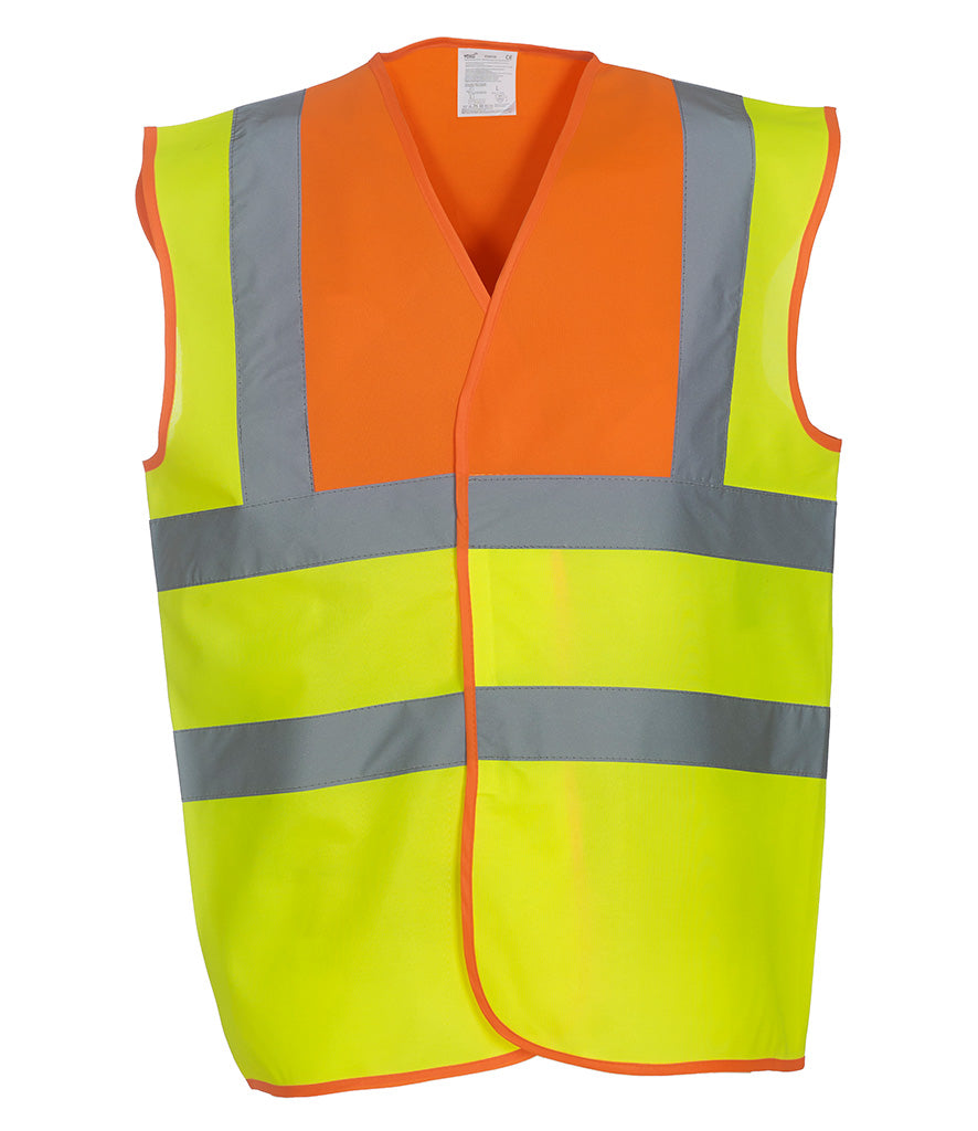 Yoko Hi-Vis Two Band and Braces Waistcoat - YK102
