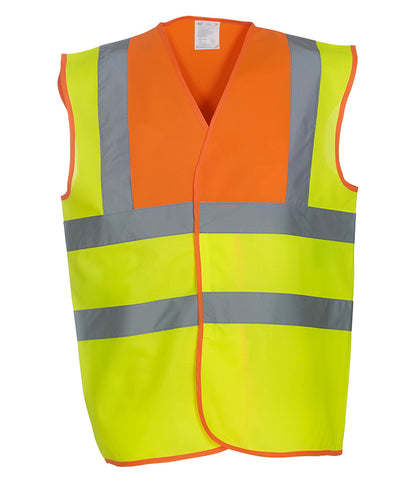 Yoko Hi-Vis Two Band and Braces Waistcoat - YK102