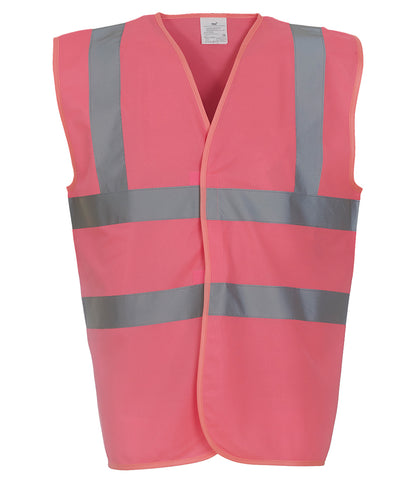 Yoko Hi-Vis Two Band and Braces Waistcoat - YK102