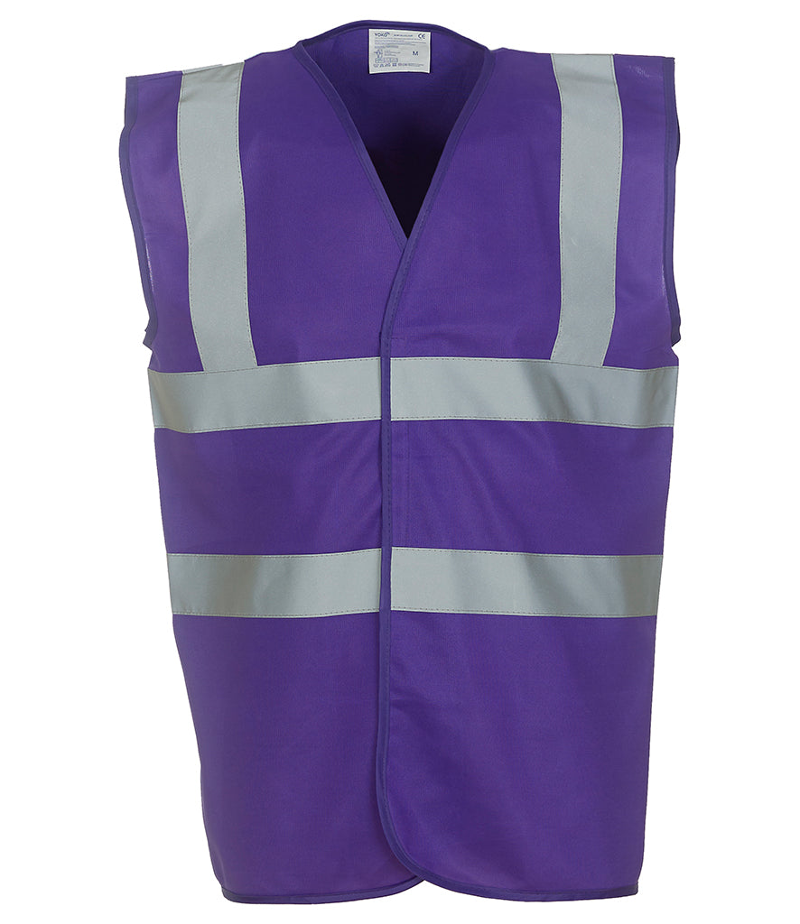 Yoko Hi-Vis Two Band and Braces Waistcoat - YK102