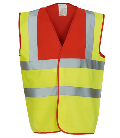 Yoko Hi-Vis Two Band and Braces Waistcoat - YK102