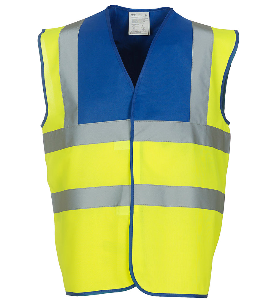 Yoko Hi-Vis Two Band and Braces Waistcoat - YK102