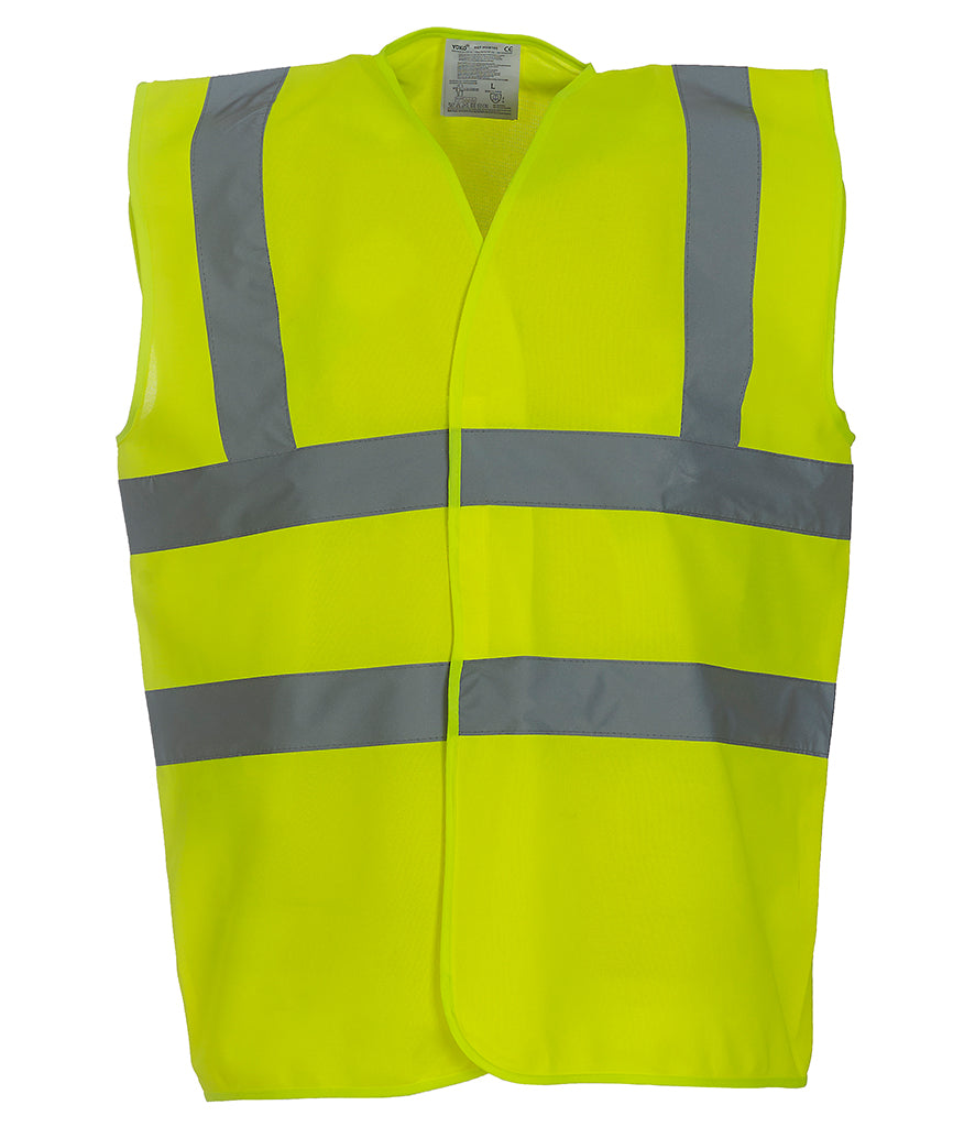 Yoko Hi-Vis Two Band and Braces Waistcoat - YK102