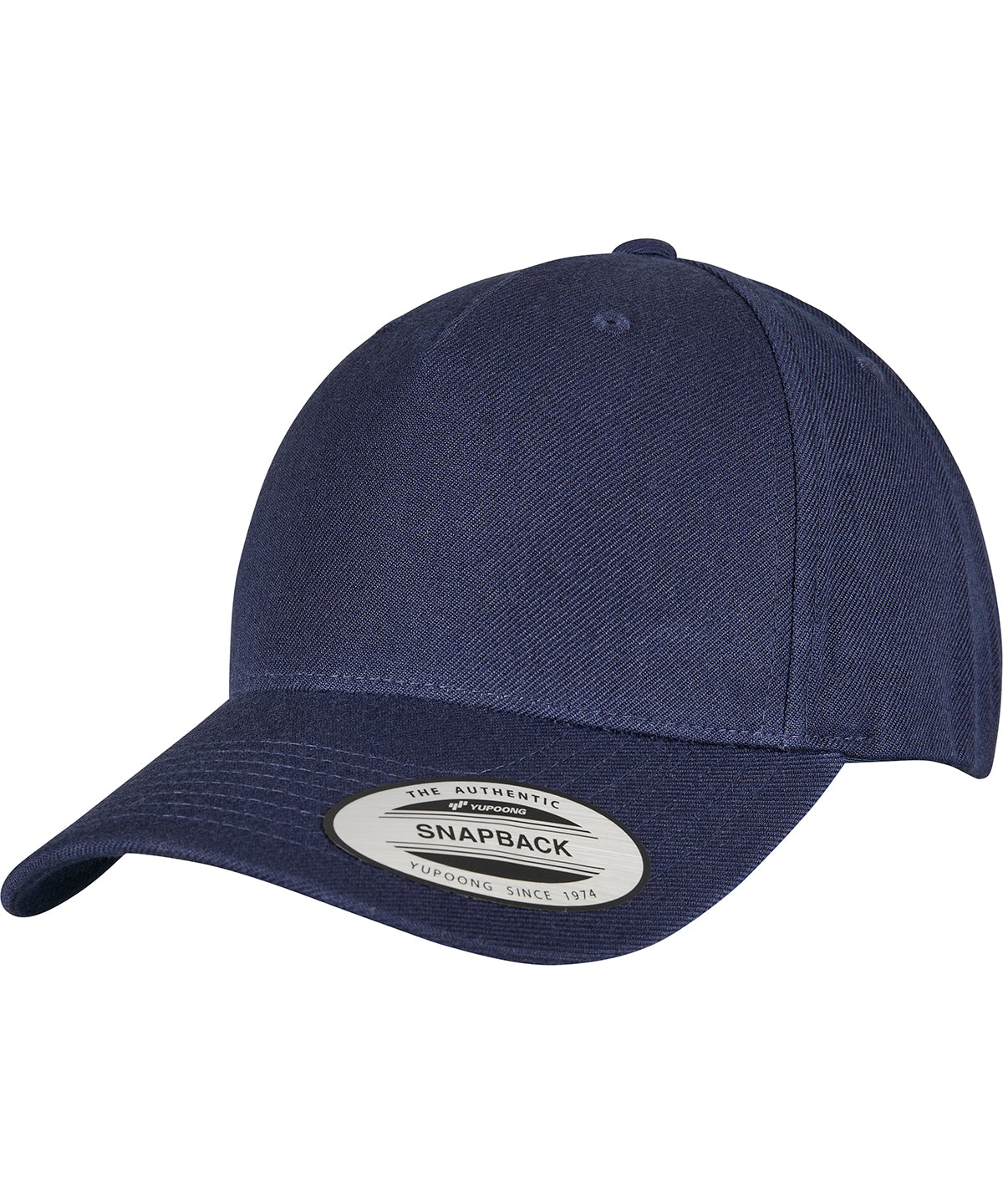 YP Classics 5-Panel Premium Curved Visor Snapback Cap (5789M) - YP158