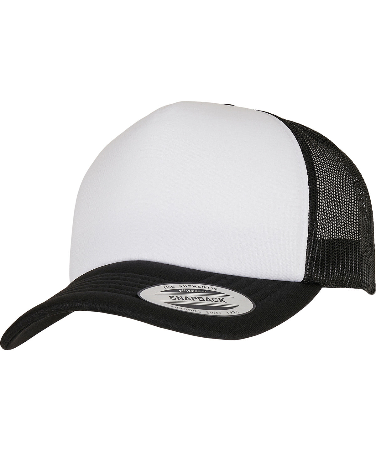 YP Classics® Curved Foam Trucker Cap – White Front (6320W) - YP227
