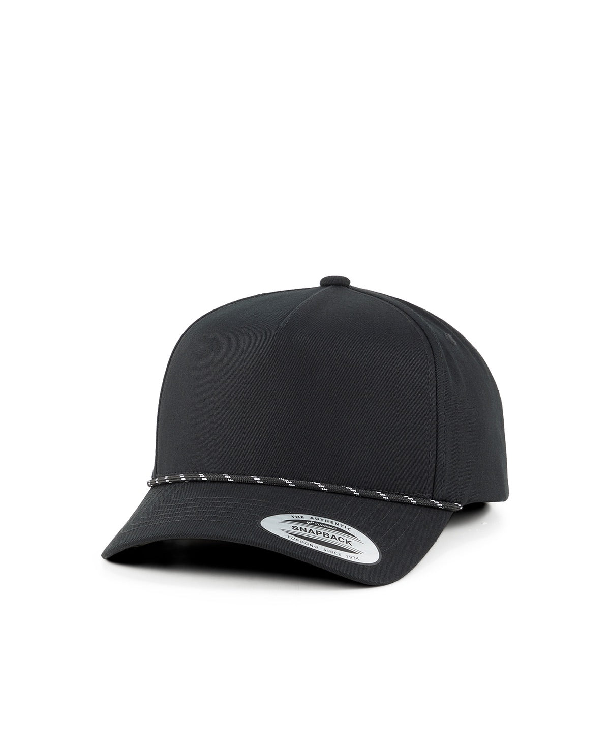 YP Classics Retro Cotton Blend 5-Panel Snapback Cap - YP276