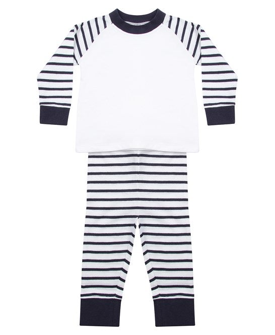 Larkwood Baby/Toddler Striped Pyjamas - LW72T