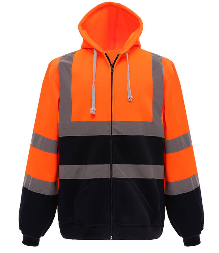 Yoko Hi-Vis Zip Hoodie - YK032